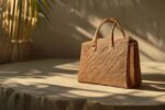 Sac en liège vegan écoresponsable, alternative durable au cuir animal, issu de l’artisanat portugais et symbole de la mode durable contemporaine